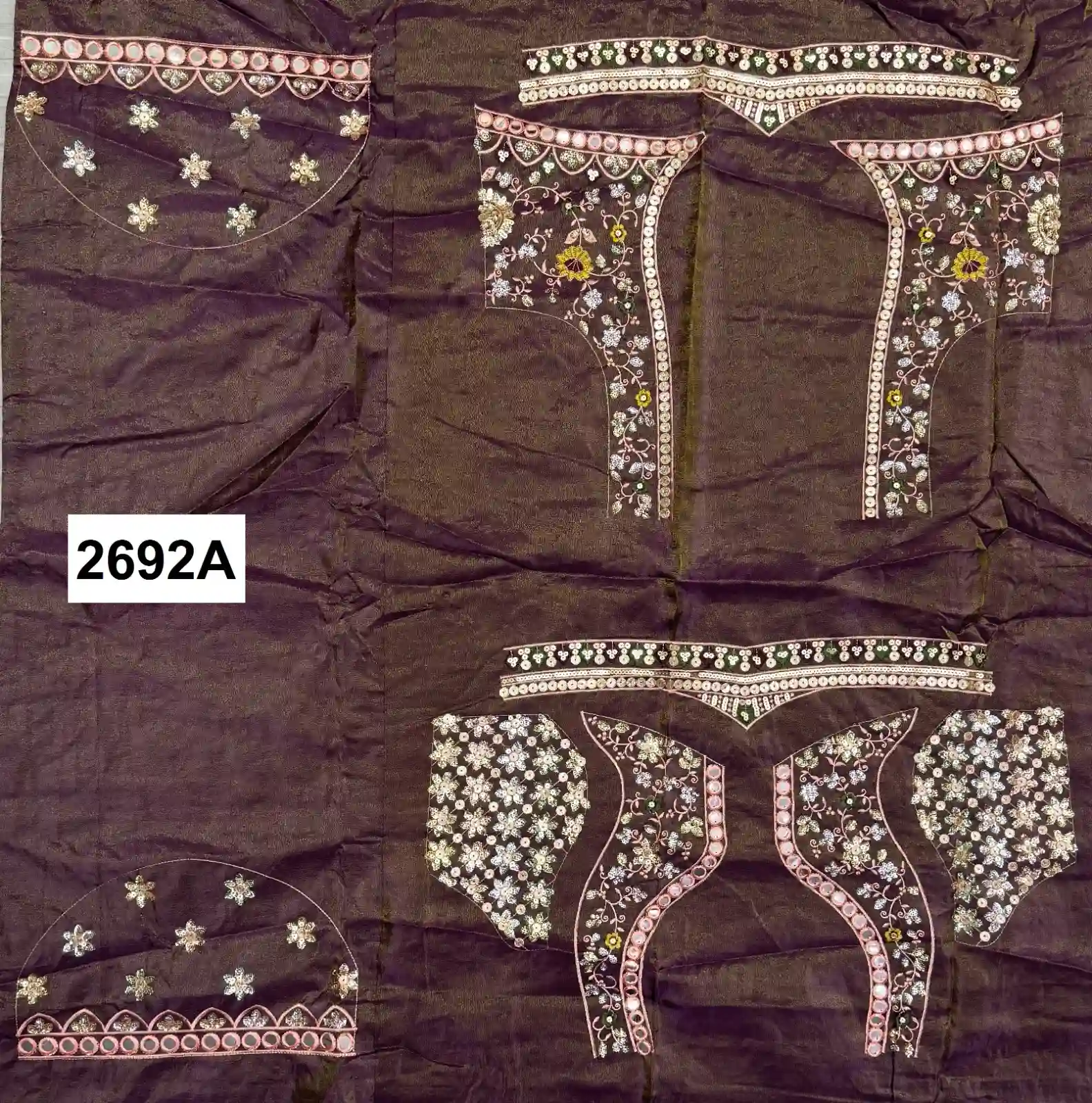 Anjani Art 2692A &amp; 2692B Heavy Pure Viscose Wholesale Lehenga Catalog — Wholesale Lehenga, MPA wholesale from Surat — view 11